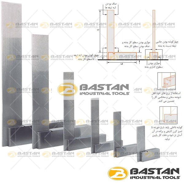 گونیا صنعتی لبه دار مهندسی گروز GROZ (کد کالا SS) ( در 9 سایز مختلف)